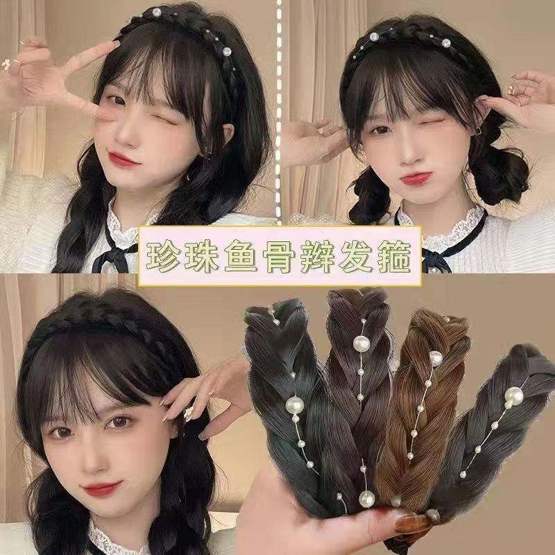 六股纯手工编织高颅顶发箍