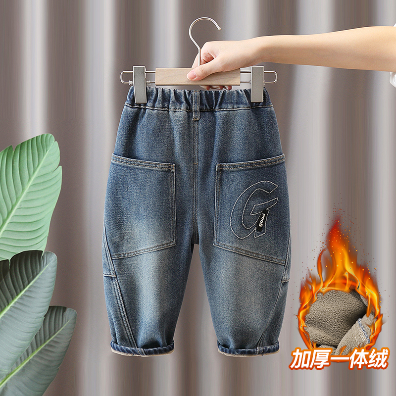 2025冬季新款韩版童装男童加绒