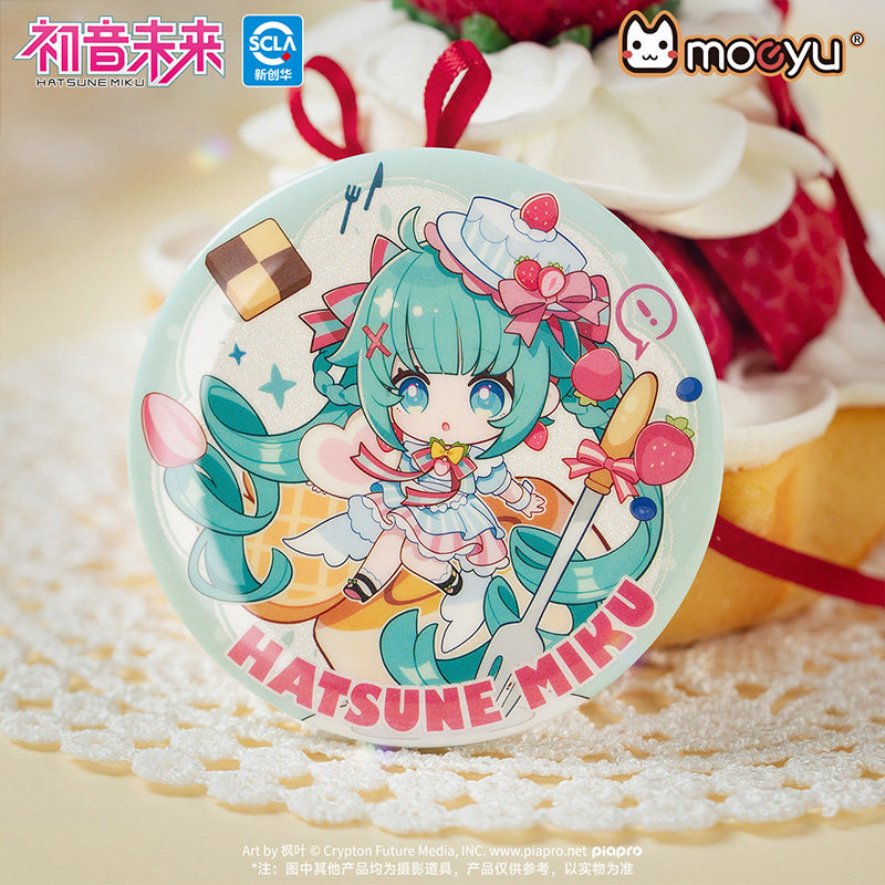 moeyu初音未来甜美交织系列徽章亚克力立牌挂件摇摇乐摆件周边
