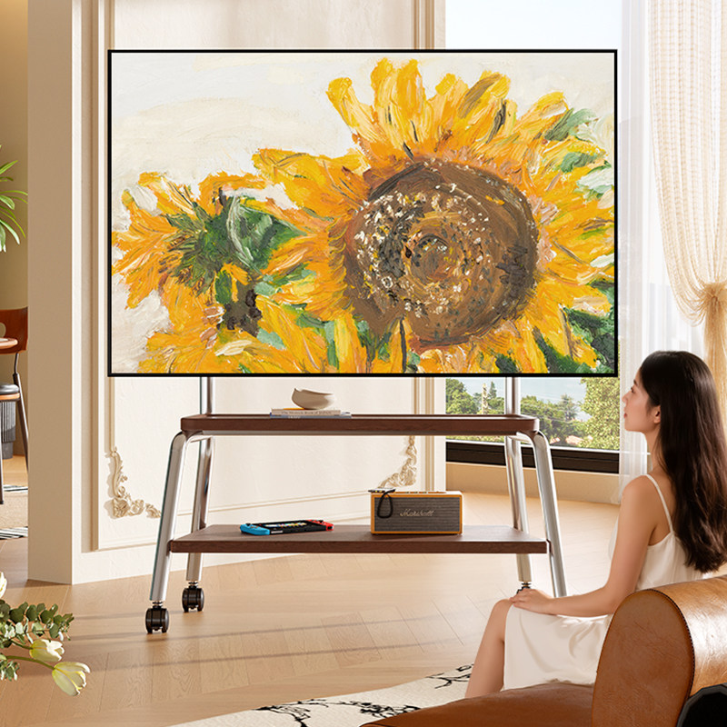 贝石电视移动支架落地带轮适用于小米海信TCL等75/85寸推车架子