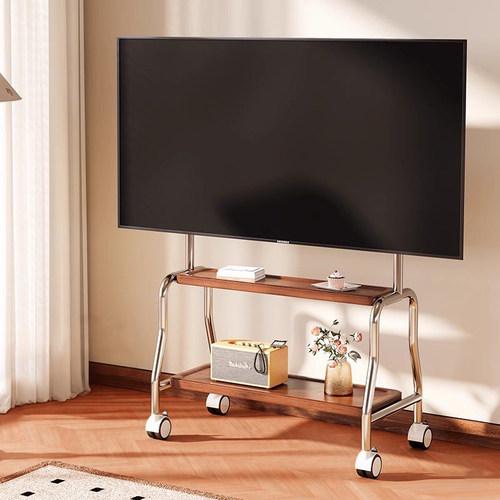 【顺丰包邮】不锈钢移动电视支架