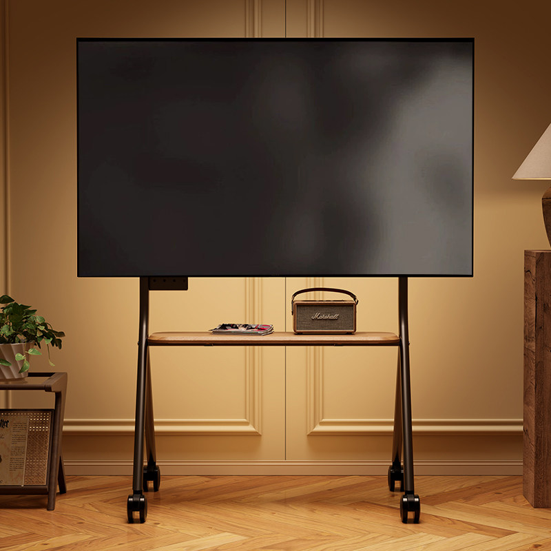 贝石落地电视机可移动可旋转支架带轮37-86英寸电视推车YSTC-03B