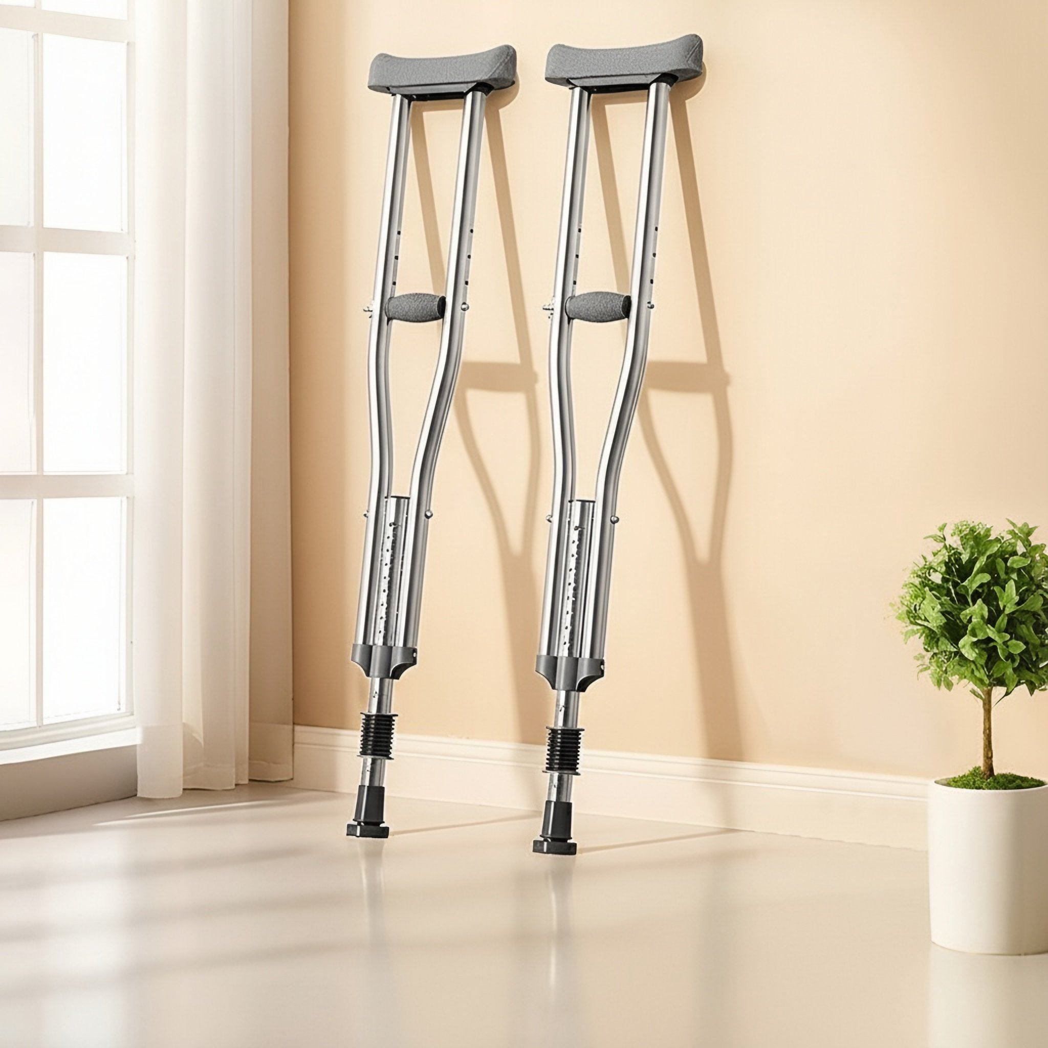 贝石拐杖康复走路年轻人骨折老人专用医用双拐腋下拐防滑脚伤助行