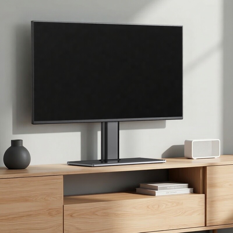 贝石通用电视机底座免打孔落地支架子台式增高座适用于TCL雷鸟等