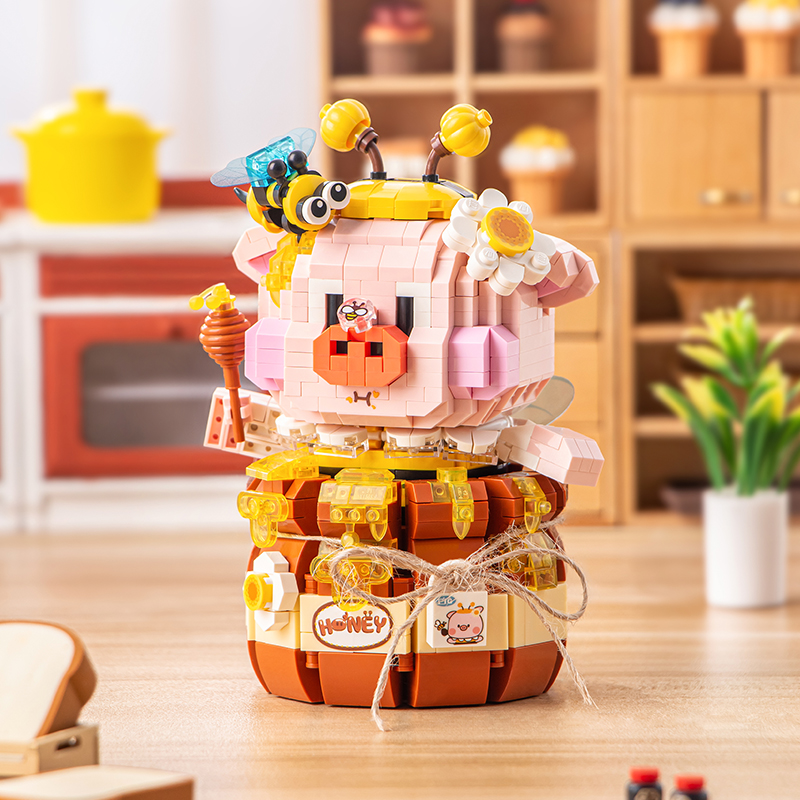 LOZ俐智积木益智12岁以上蜂蜜猪