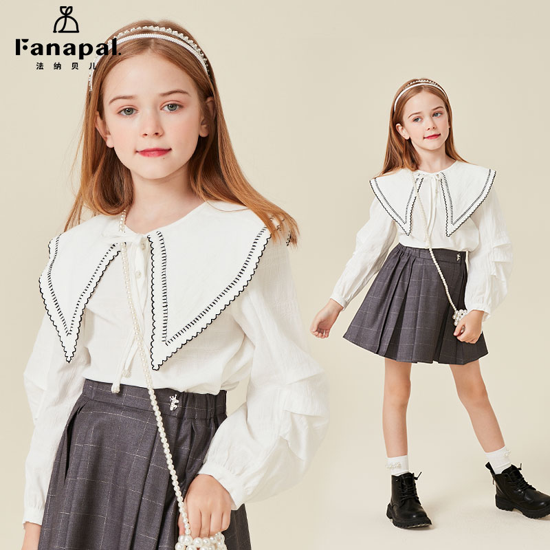 Fanapal/法纳贝儿衬衫长袖24春装