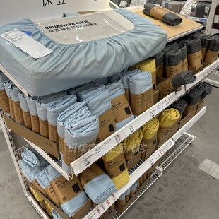 IKEA正品宜家布瓦拉床笠床罩床垫保护套防滑全包防尘罩床上垫套