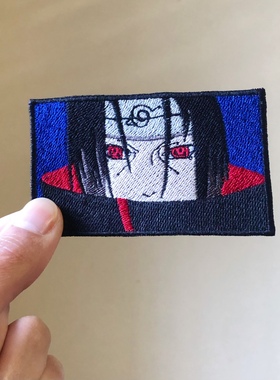 火影忍者Itachi鼬全刺绣衣服补丁布贴