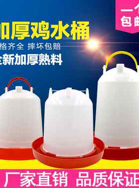 小鸡饮水器鸡饮水壶家禽用自动水桶喝水喂水设备养鸡用品食槽喂食