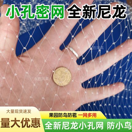 防鸟网防鸟罩全罩果树樱桃葡萄果园防鸟网农用网1.0网孔尼龙材质