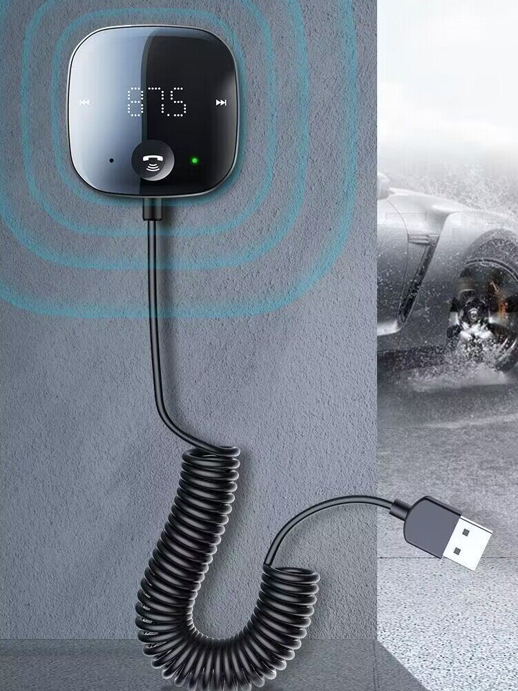 Car MP3 Player 5.0 Bluetooth Receiver TF Card Player Car AUX Audio Output FM Transmitter