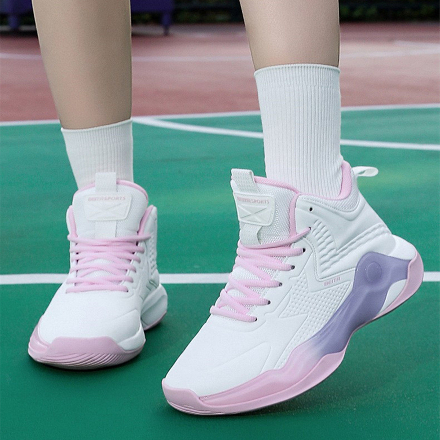 春夏季女生高颜值防滑耐磨篮球鞋