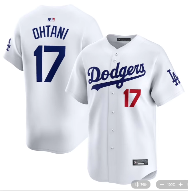 LA Dodgers洛杉矶道奇队17号OHTANI棒球服大谷翔平球衣男女装童装 运动服/休闲服装 棒球服 原图主图