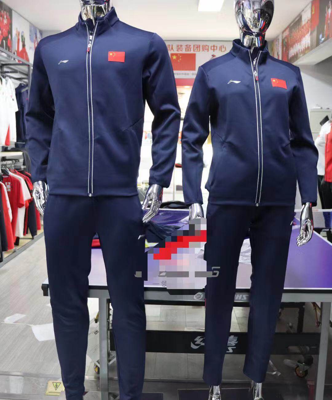 李宁赞助国家队2021夏季新款运动套装中国中国训练运动套出场服