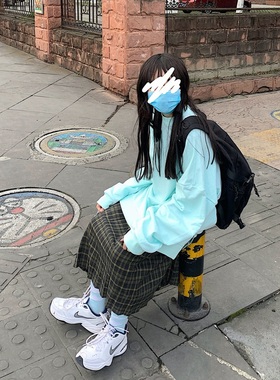 Takeoff咖喱人宽松多色下身消失卫衣简约百搭慵懒风男女春学生潮