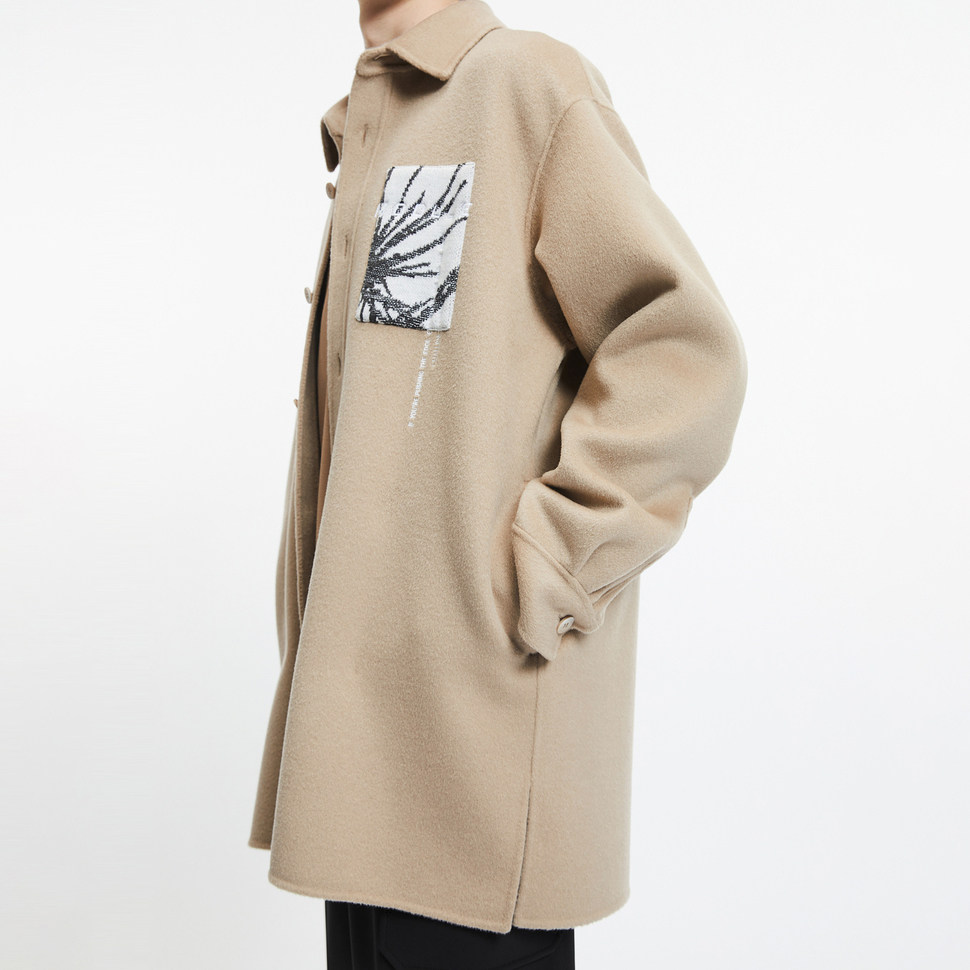 [G]通勤男装卡其色双面呢大衣男秋冬新款宽松翻领羊毛呢外套004I,男装,毛呢大衣,淘宝优惠券,粉丝福利购,淘宝优惠卷