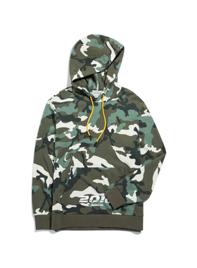 门店799！G家男装 迷彩连帽卫衣2024春秋 男潮流休闲宽松套头帽衫