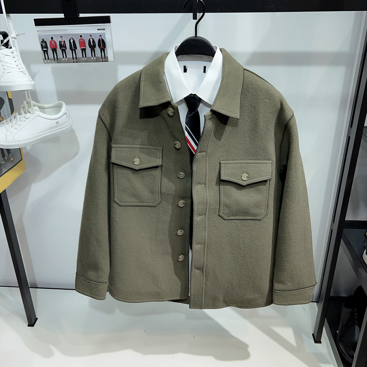 柜1799【商场同款】G家男装羊毛呢夹克冬季厚款翻领工装外套1039G,男装,夹克,淘宝优惠券,粉丝福利购,淘宝优惠卷