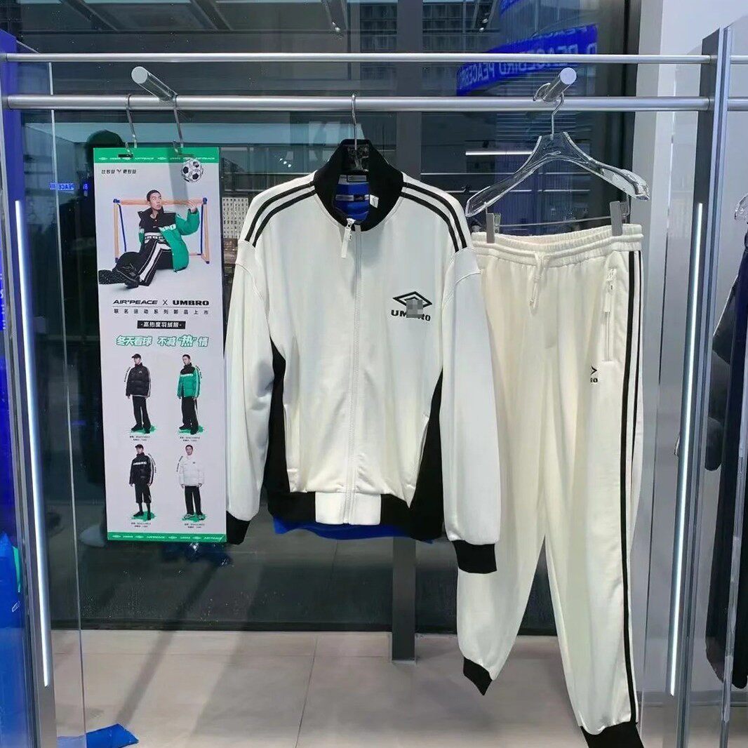 【鸟】男装运动情侣套装新款男女同款休闲裤卫衣茄克外套4B11/B7