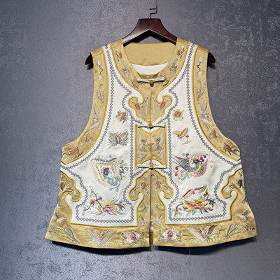 新中式女装中国风重工刺绣马甲女2025新款春季复古高级感背心上衣