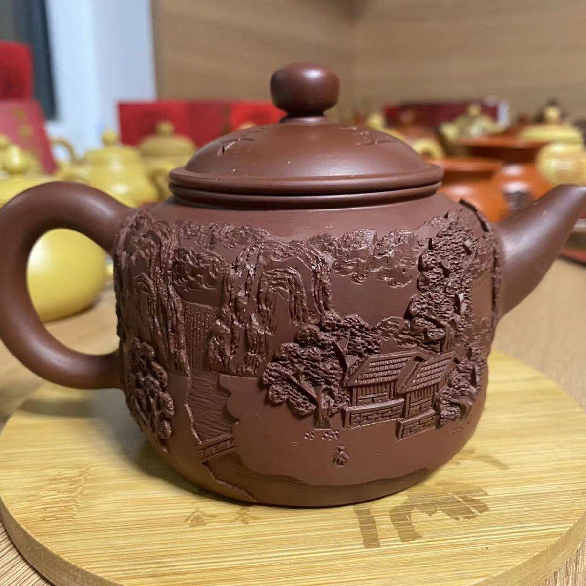 三足鼎立 陈东铸紫砂壶 纯全手工紫砂壶茶壶泡茶壶家用名家