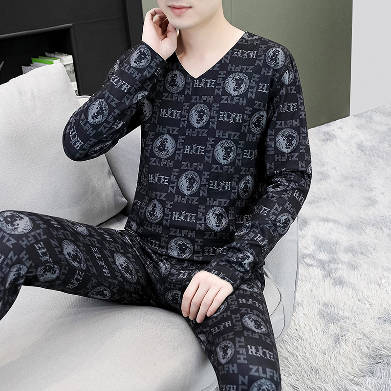 秋冬季男士保暖内衣双面绒无痕