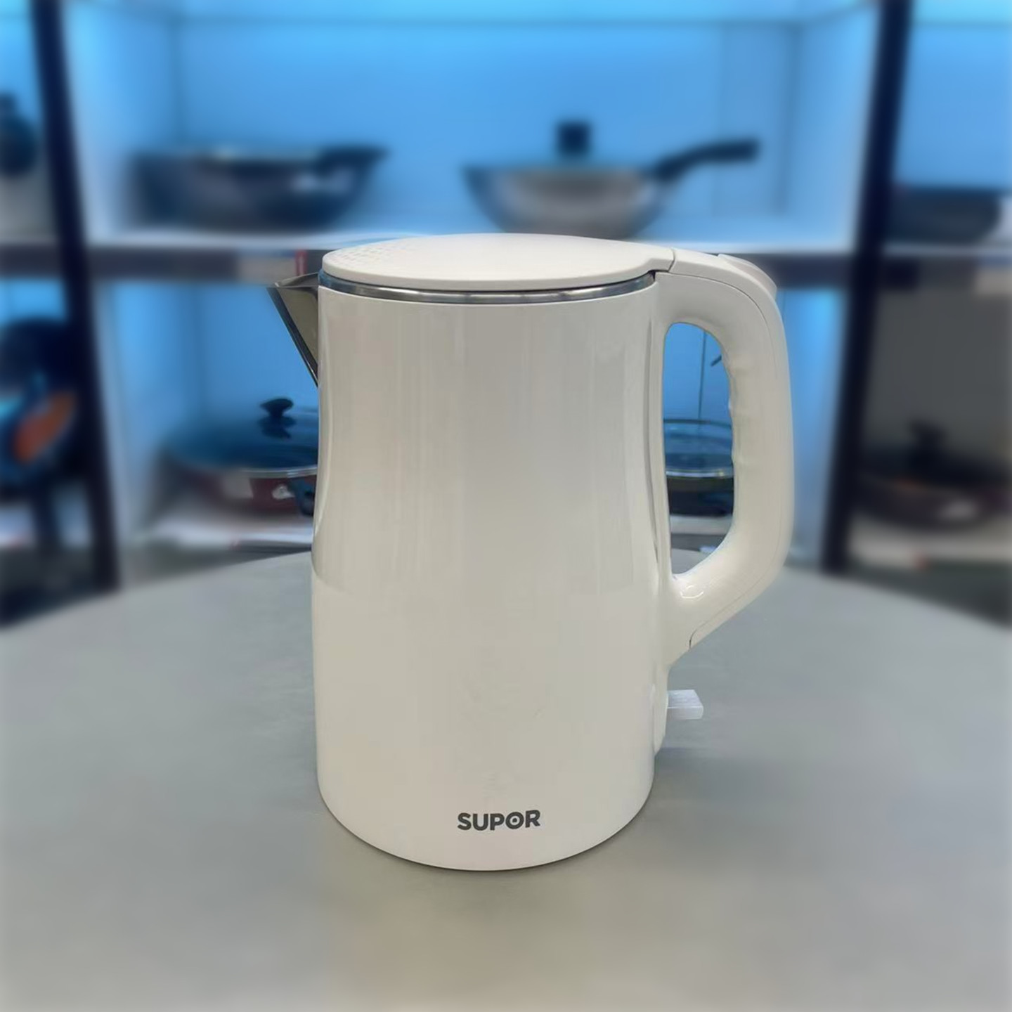 苏泊尔SW-15T80A家用电热水壶1.5升 防干烧1500W不锈钢304食品级