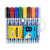 12-color large-capacity whiteboard pen for teachers, children's non-toxic blackboard pen, drawing board pen, water-based erasable pen, red, blue, black thumbnail 2