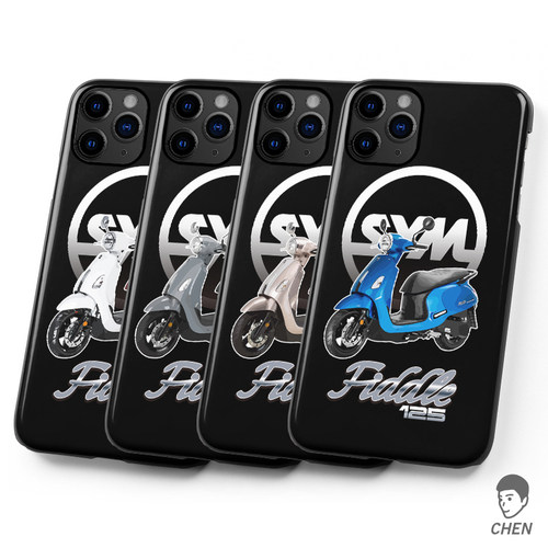 SYM三阳FIDDLE125飞度4摩托车手机壳适用iPhoneXR111213ProMax