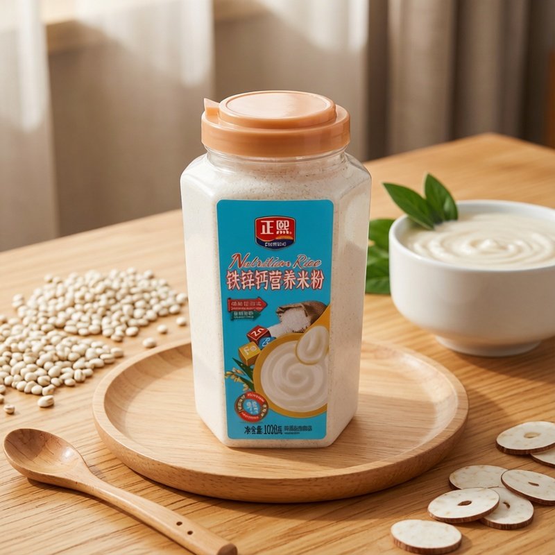 超大桶装罐/1028克正熙铁锌钙营养米粉淮山薏米中老年冲调制品