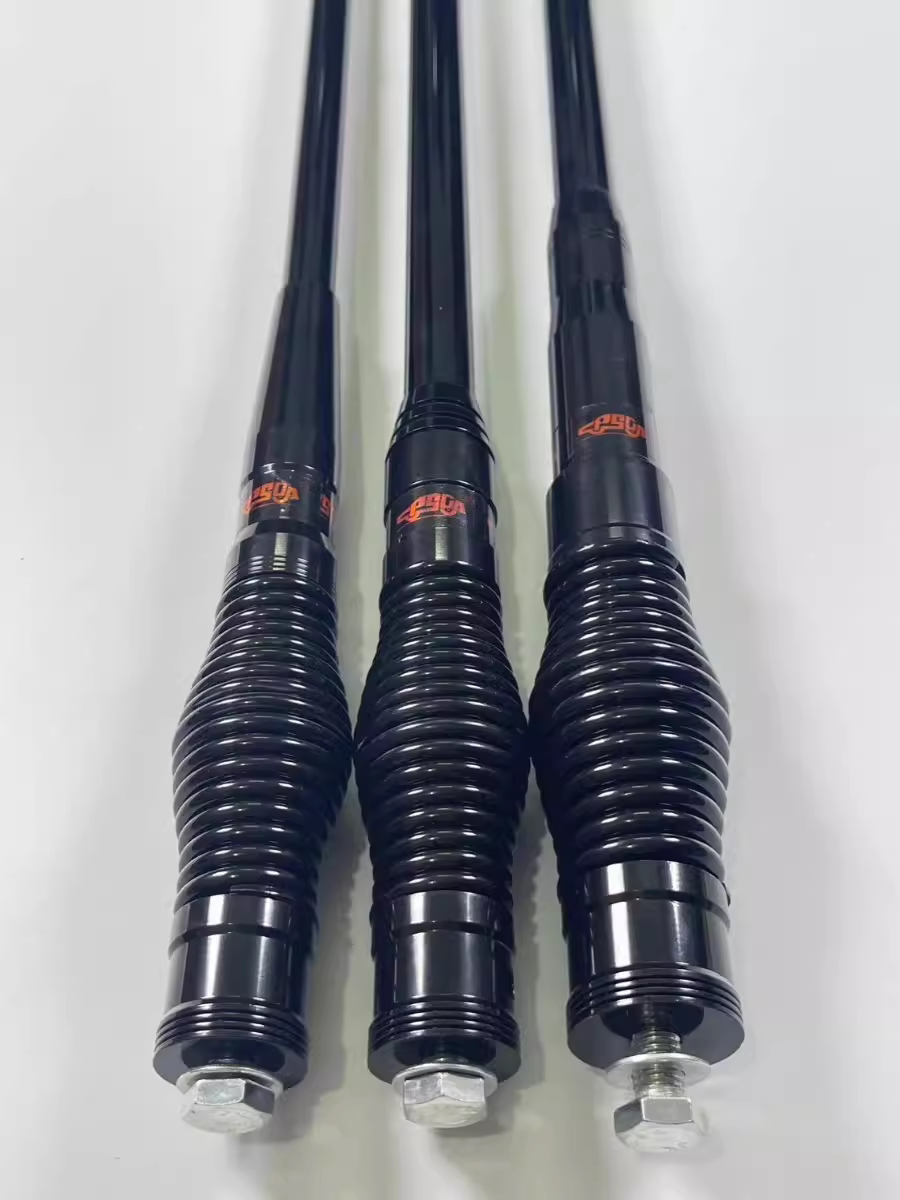 전면 및 후면 범퍼 황소 바 두꺼운 자동차 장식 개폐식 안테나 오프로드 차량 SUV 수정 자동차 안테나 깃대