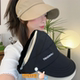显脸小可折叠太阳帽 透气遮阳帽薄款 可扎马尾空顶帽子女春新款 夏季