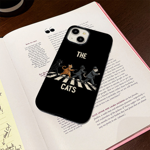 13小米15小众oppofindx8手机壳mate60 线猫咪来找二合一12软壳11菲林14适用华为pura70苹果iphone16promax新款