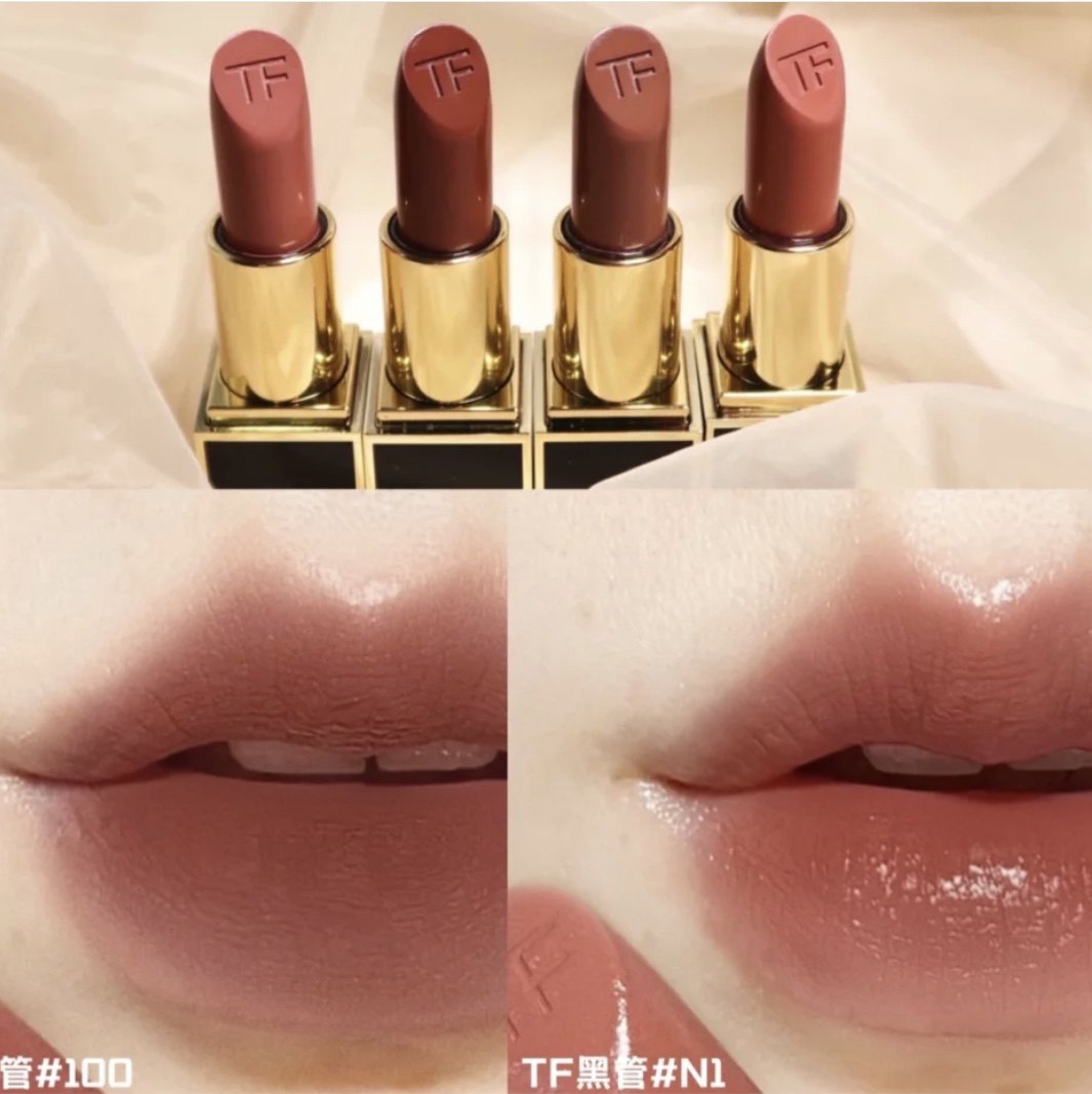 tomford汤姆福特tf黑管口红新色n1/n2 /n3/100奶茶色/16/511/03