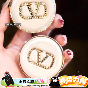 华伦天奴Valentino光影奢润轻垫粉底液LN2皮革气垫中小样水润保湿