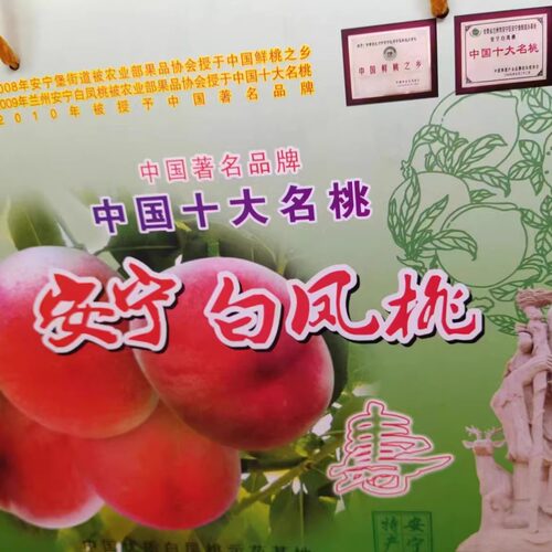 安宁白凤桃水蜜桃兰州现摘现发