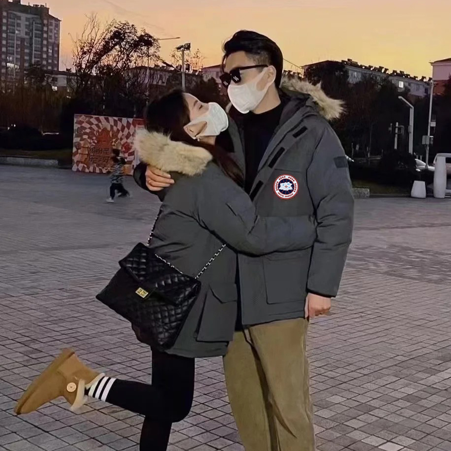 大鹅羽绒服男女08远征中长款外套东北加厚保暖户外情侣工装派克服