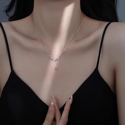 520送女友情人节生日礼物锁骨链