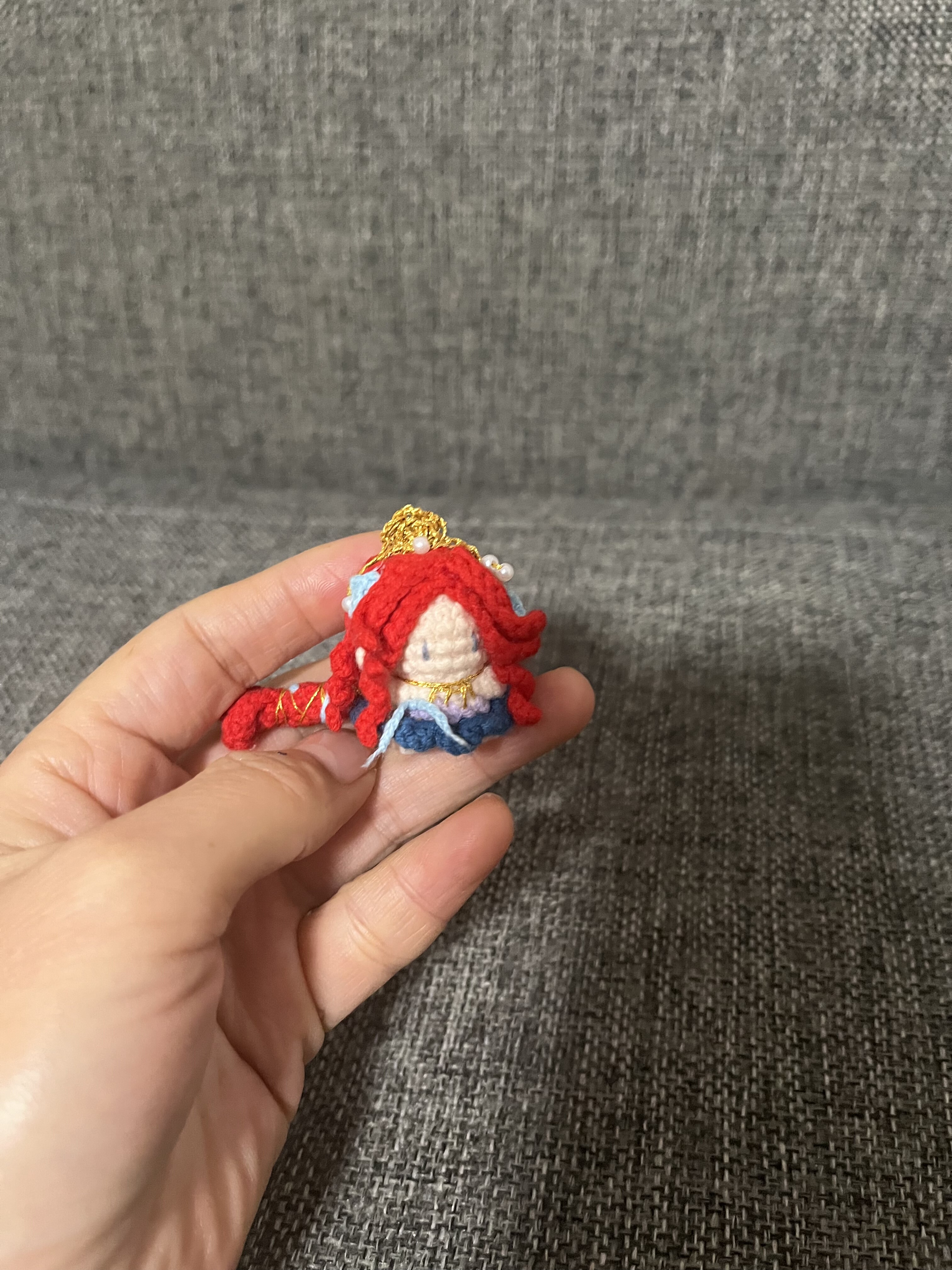 成品第五人格渔女垂泪神女二次元游戏周边毛线玩偶手机包挂件礼品
