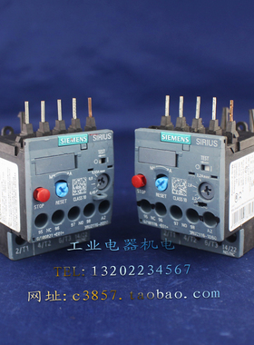 3RU2116-0GB0 0.45-0.63A 热过载继电器 3RU2116-1DB0 2.2-3.2A