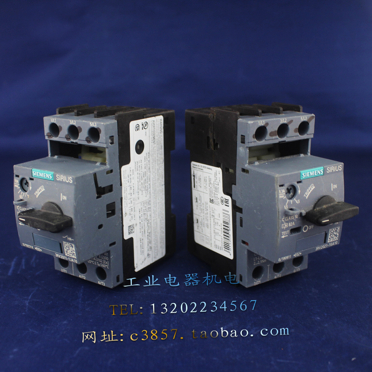 SIEMENS 3RV2011-1JA10 7-10A断路器 电动机保护器3RV2021-1GA10