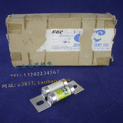 进口 正品 GEC Alsthom CSCB 110 熔断器 110A 660VAC 速溶保险管