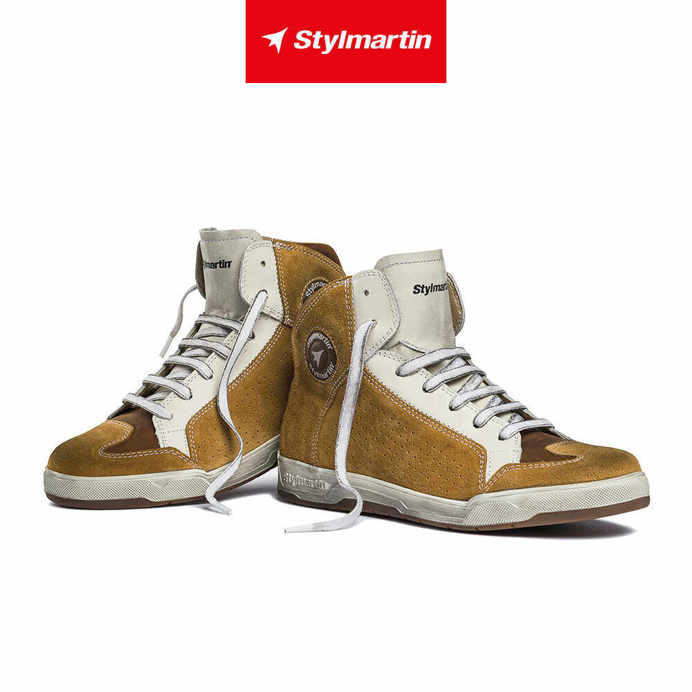 Stylmartin复古骑行鞋马丁靴
