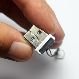 带灯 USB2.0迷你车载TF高速读卡器MicroSD内嵌式 微型手机内存卡