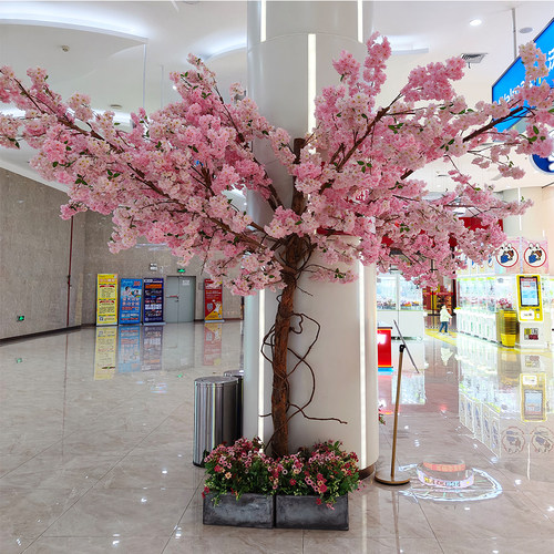 仿真樱花树仿真桃花树许愿树腊梅人造树假桃树仿真造型樱花树