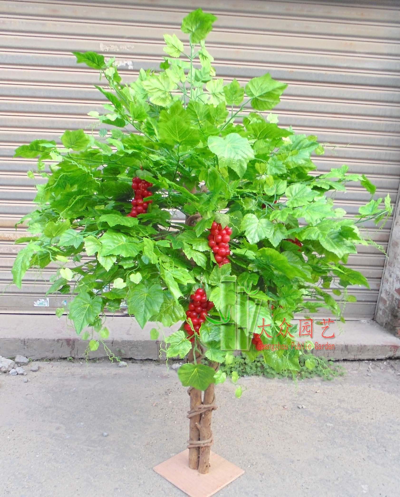 仿真葡萄树水果店装饰假树绿植