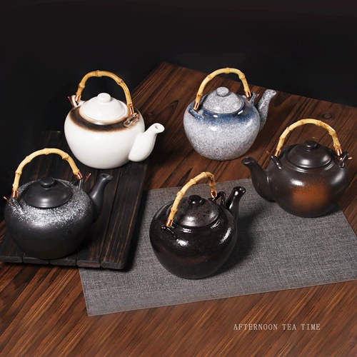 Керамический заварочный чайник, чай для домашнего использования, креативная чайная чашка, портативный японский чайный сервиз для гостиной