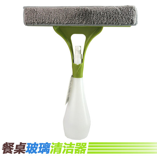 双面擦桌子神器挂水硅胶条家用饭店餐桌装清洁剂喷水刮玻璃转盘刮 - 封面