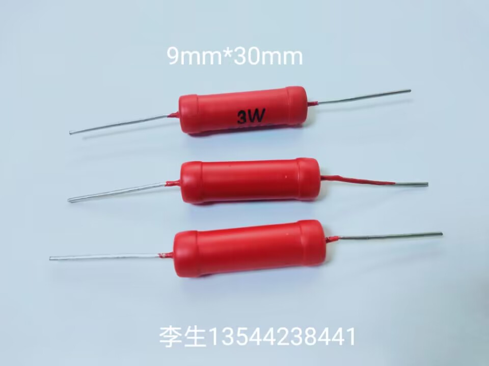 高压玻璃釉电阻器RI80 A    3W20GJ(玻璃釉 纯无感)210913