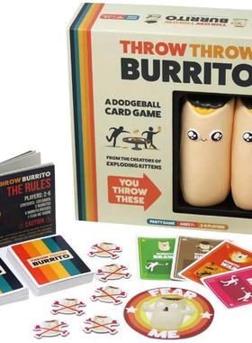 throw throw疯狂扔卷饼 burrito 中英文版休闲聚会抛玉米卷游戏
